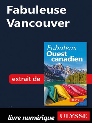 cover image of Fabuleuse Vancouver